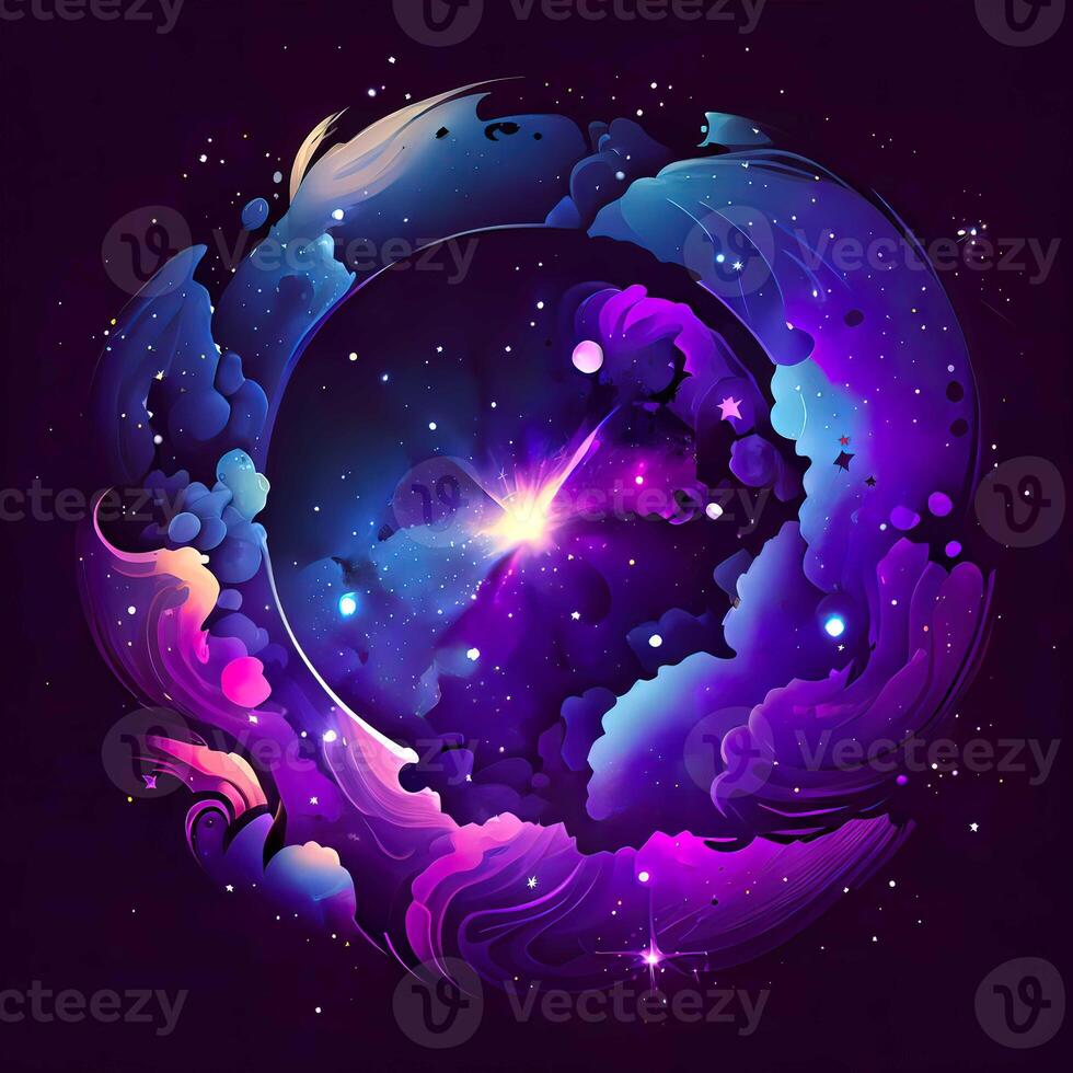 Abstract Space Galaxy Nebula - photo