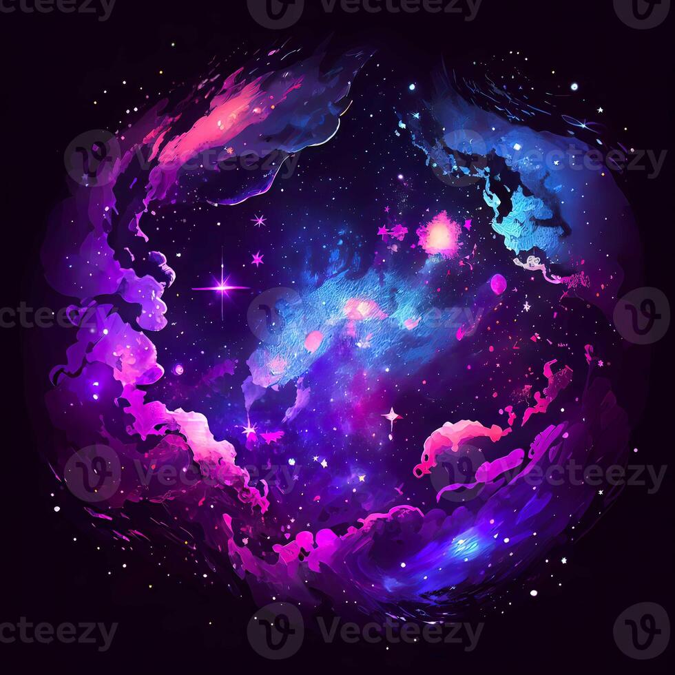 Abstract Space Galaxy Nebula - photo