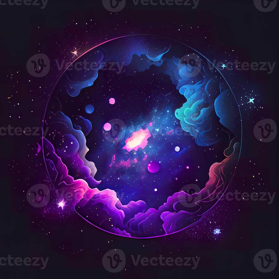 Abstract Space Galaxy Nebula - photo