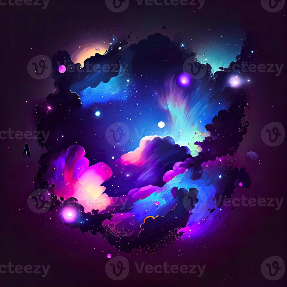 Abstract Space Galaxy Nebula - photo