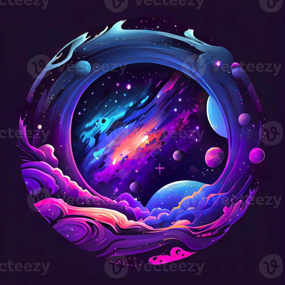 Abstract Space Galaxy Nebula - photo