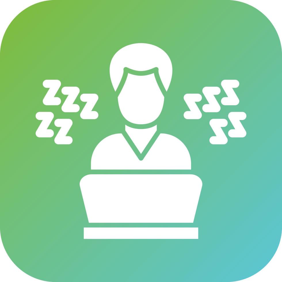 Lazy Work Vector Icon Style