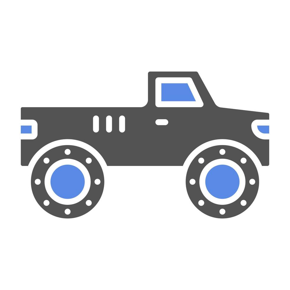 Bigfoot Car Vector Icon Style