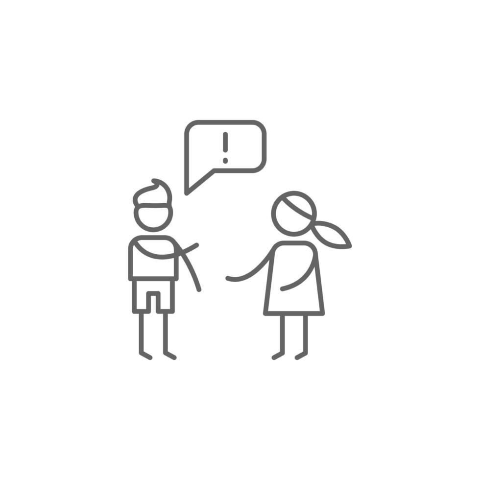Argument, family vector icon