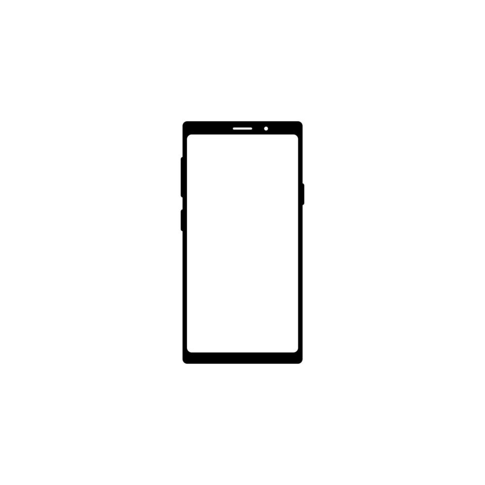 Realistic modern smartphone vector icon