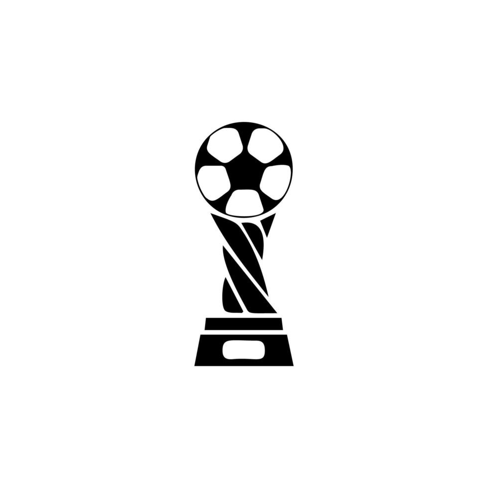 Soccer Winner Cup vector icon