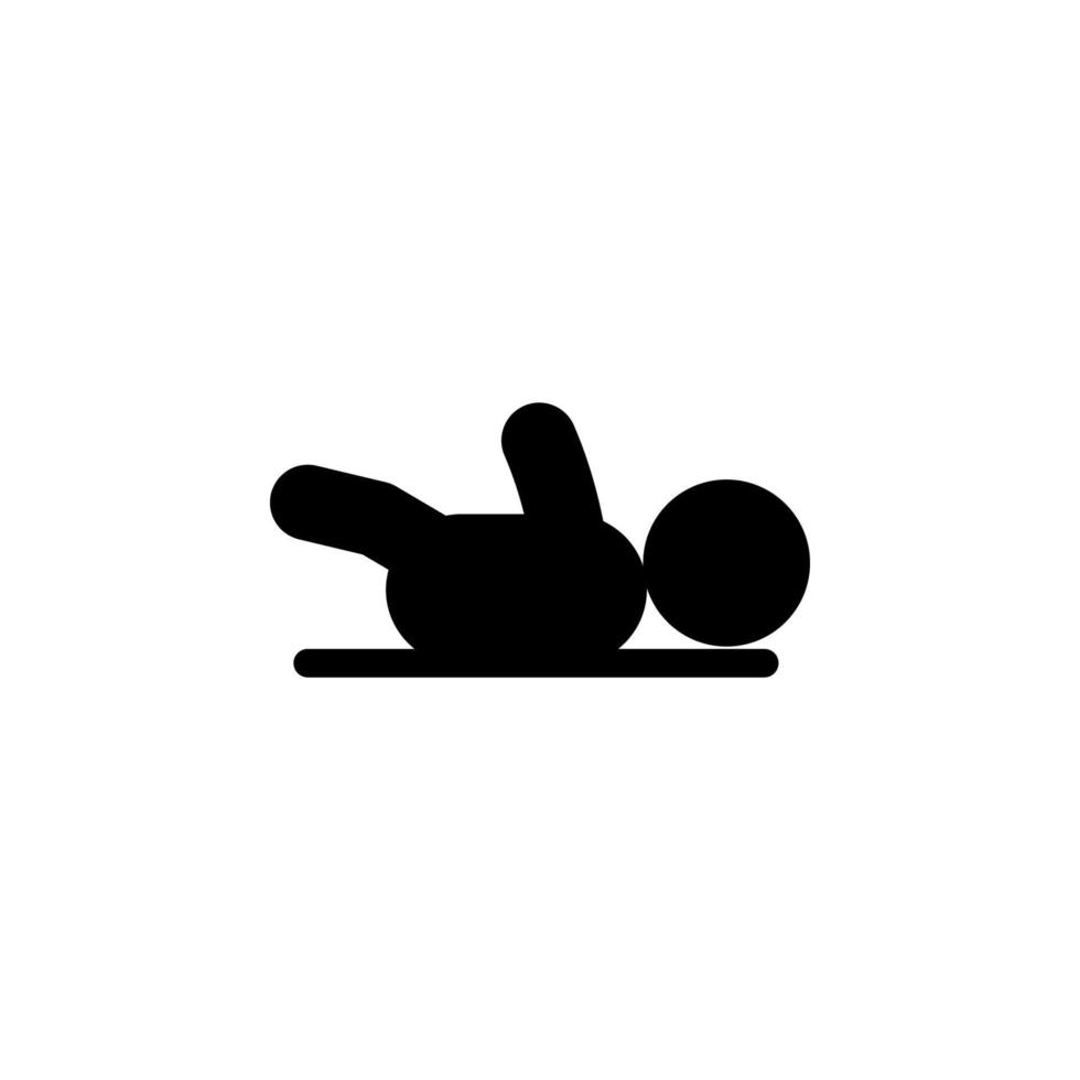 child lies vector icon