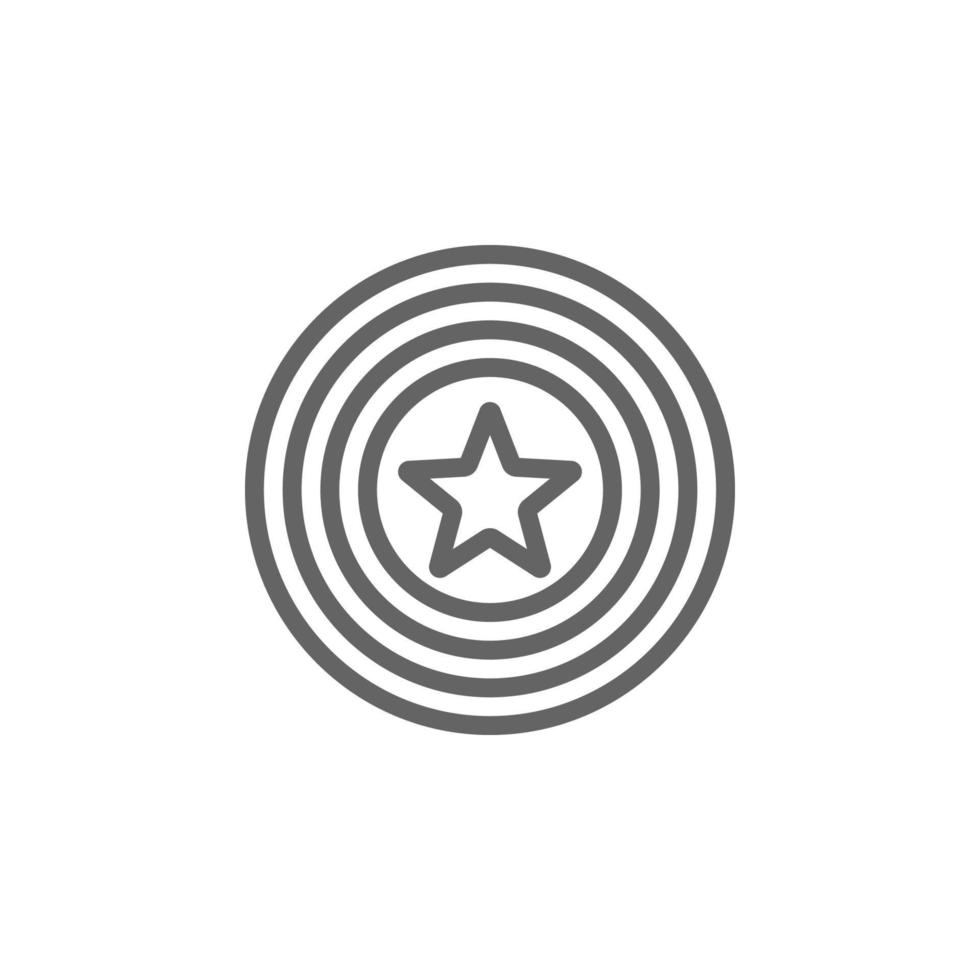 Shield, USA vector icon