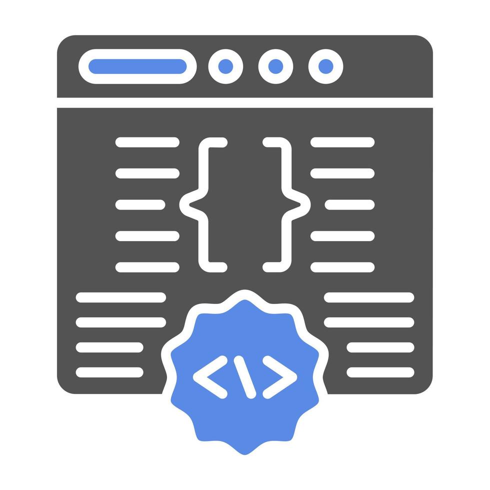 código gratis desarrollo vector icono estilo 22415116 Vector en Vecteezy