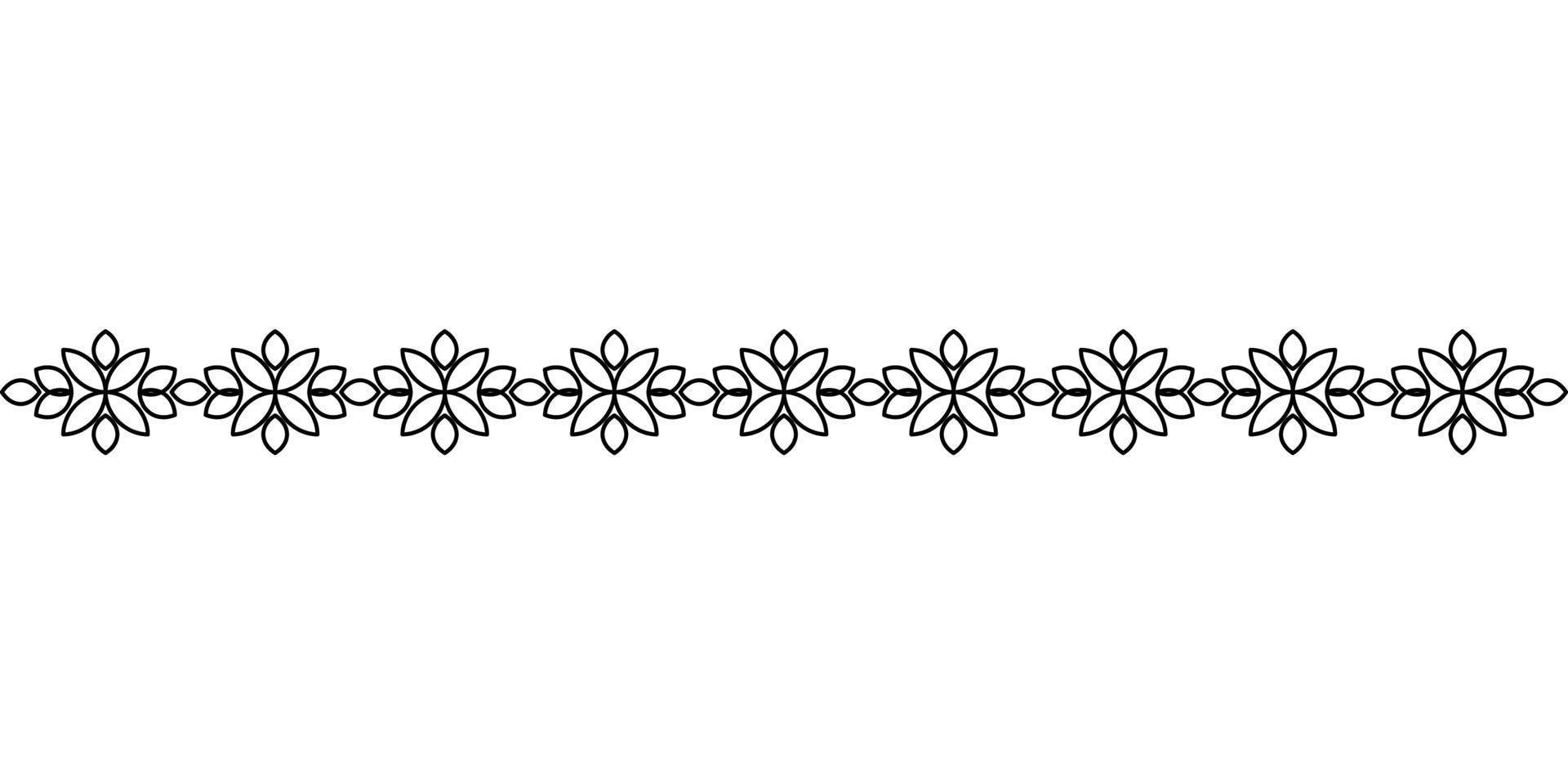 Decorative elements, text dividers, hand drawn vector icon