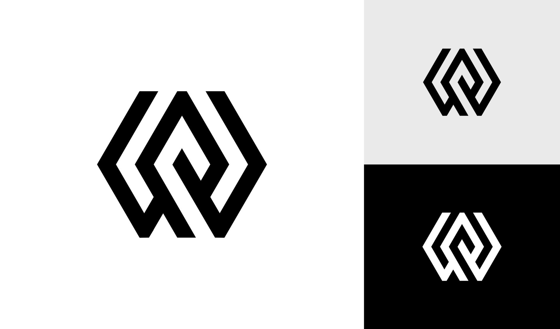 Letter WE Or EW Initial Hexagon Monogram Logo Design Vector 22415227 letter-we-or-ew-initial-hexagon-monogram-logo-design-vector-22415227