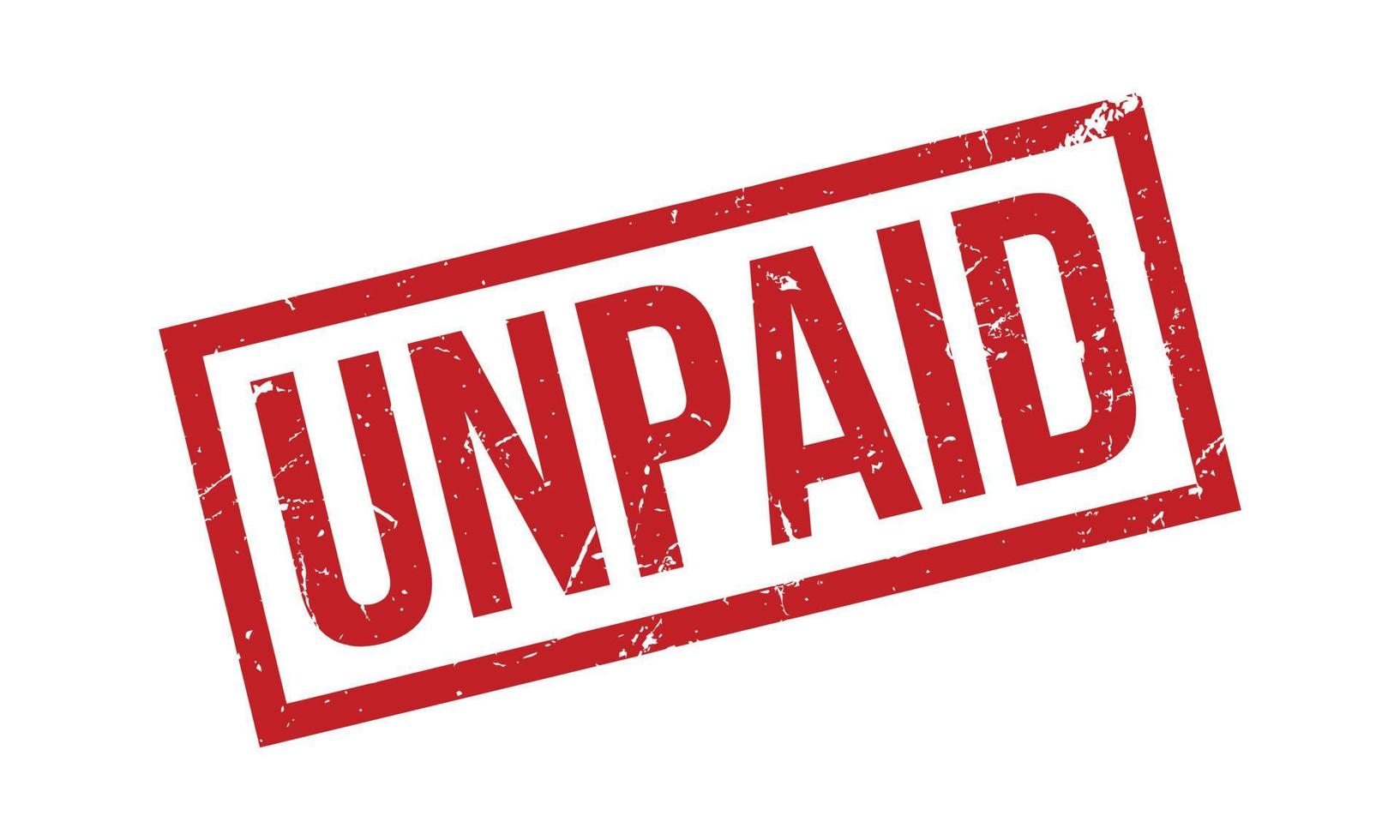 Unpaid Rubber Stamp Red Unpaid Rubber Grunge Stamp Seal Vector sample-demand-letter-for-unpaid-wages-template-collections