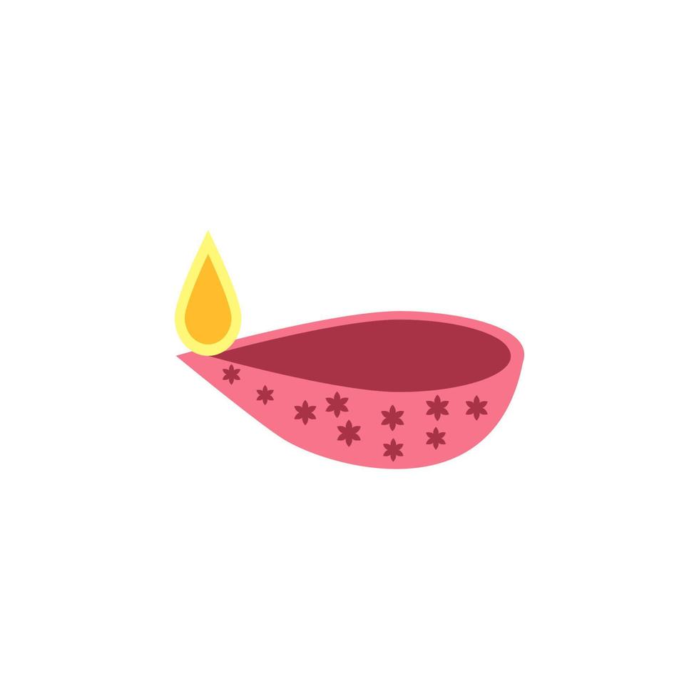 diwali lamp vector icon