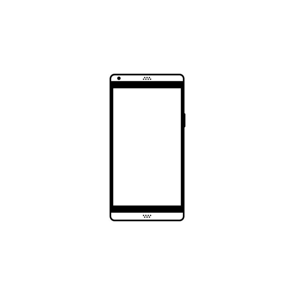 Realistic modern smartphone vector icon