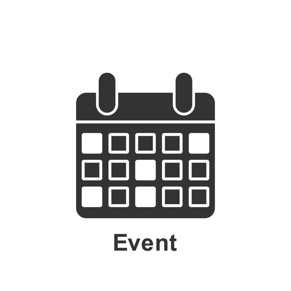 Online marketing, event vector icon