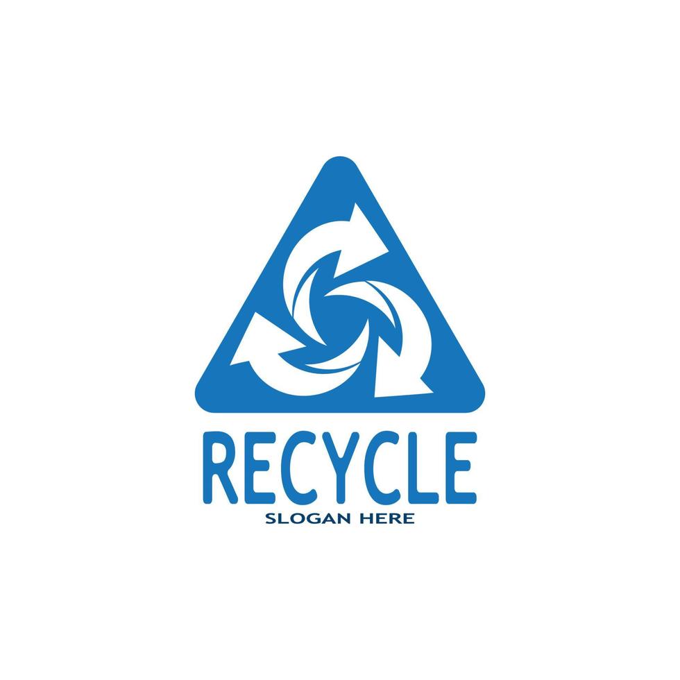 reciclar icono - reciclaje símbolo reutilizar vector gráficos logo