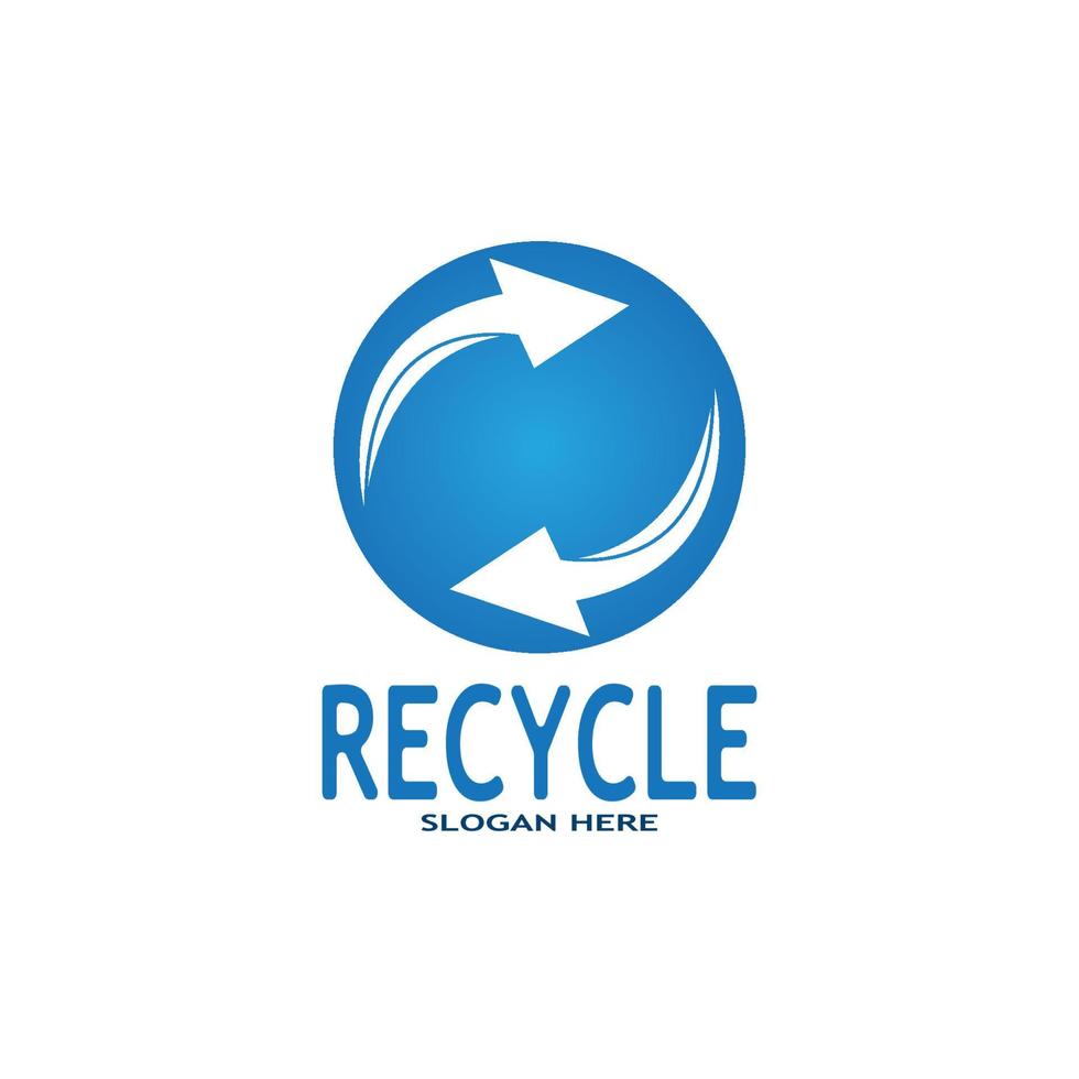 reciclar icono - reciclaje símbolo reutilizar vector gráficos logo