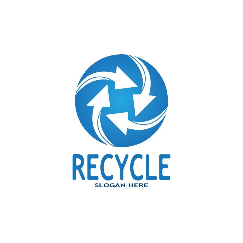 Recycle Icon - Recycling Symbol Reuse Vector Graphics Logo