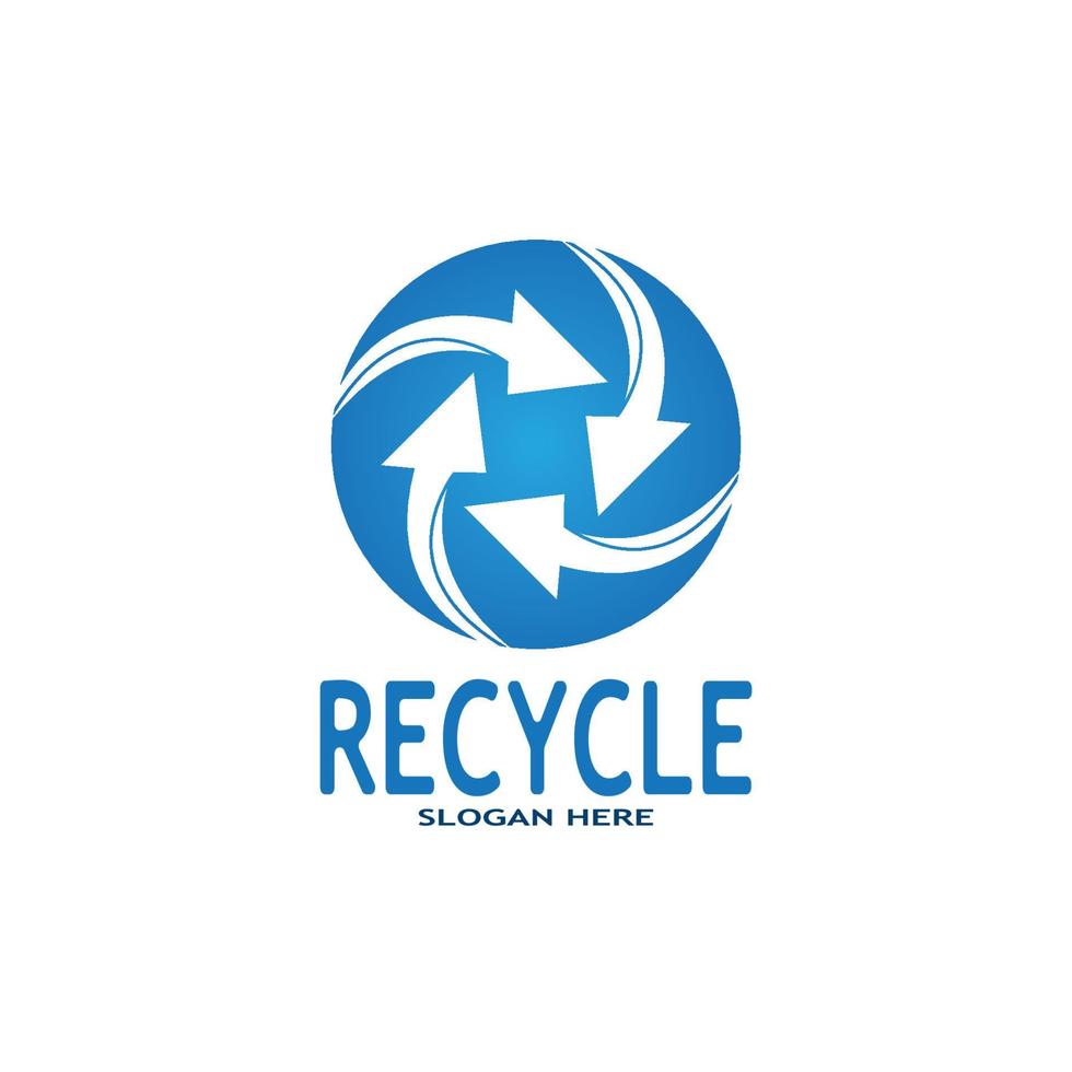 reciclar icono - reciclaje símbolo reutilizar vector gráficos logo