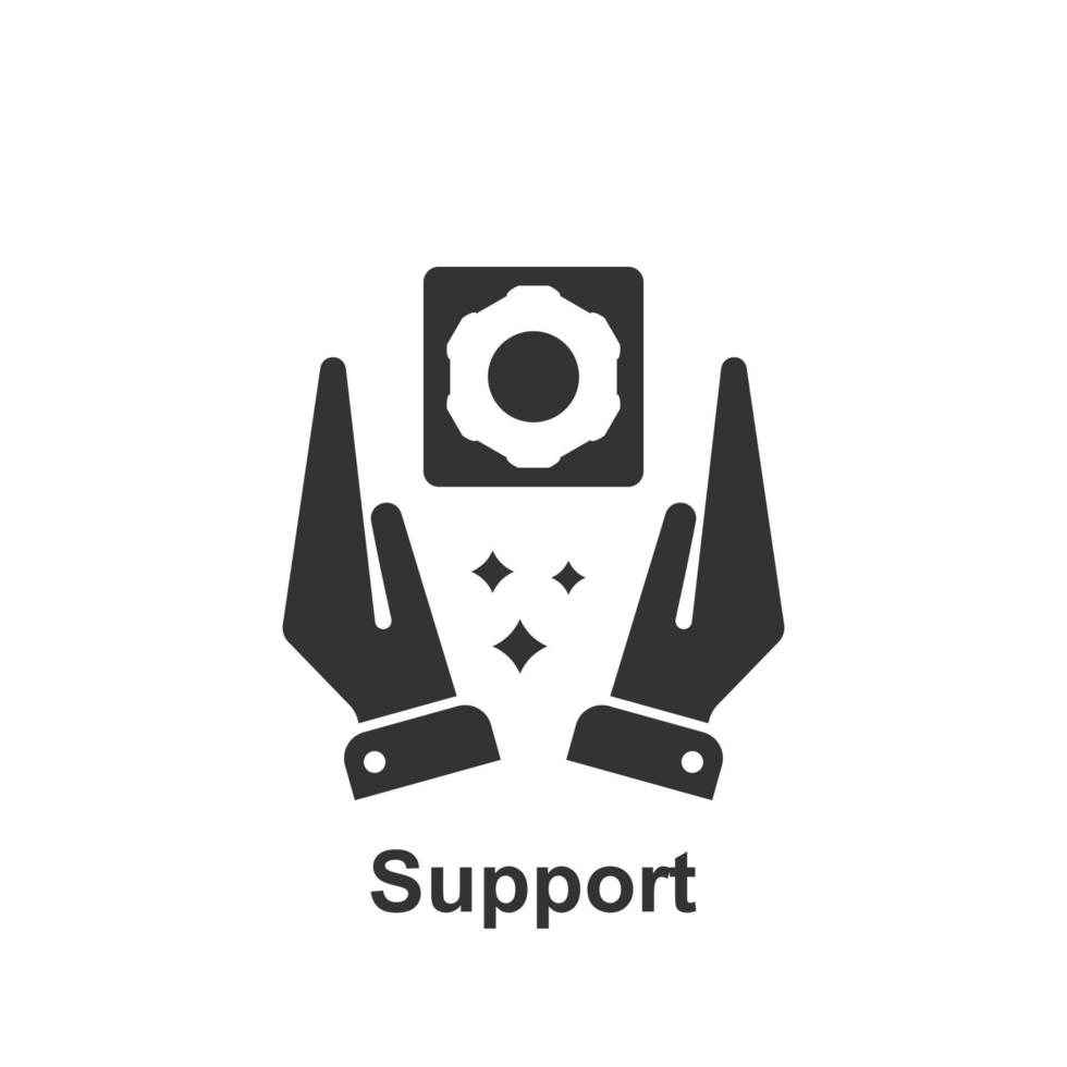 Online marketing, support vector icon