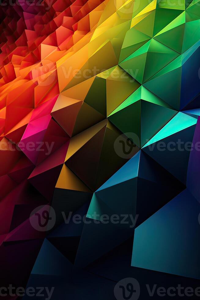 Rainbow Enlightenment. Escape to Reality series. Abstract arrangement of surreal sunset sunrise colors and textures on the subject of landscape painting, imagination, creativity and art. photo