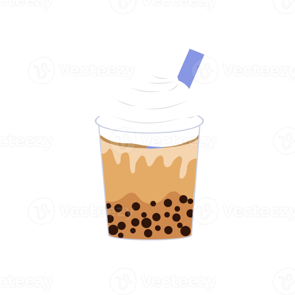 Boba bubble tea png