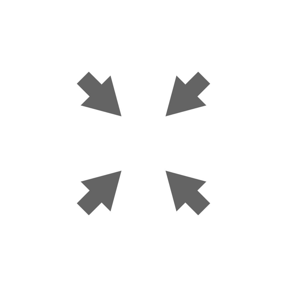 Arrow, size vector icon