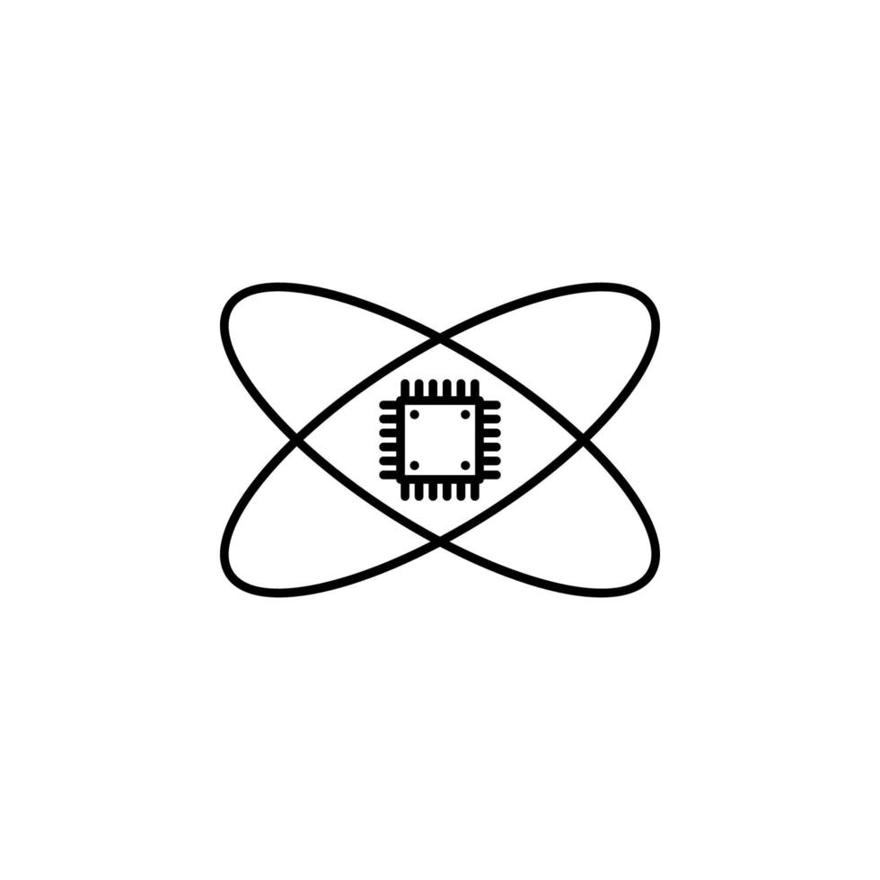 Smart cheap artificial intelligence concept line vector icon