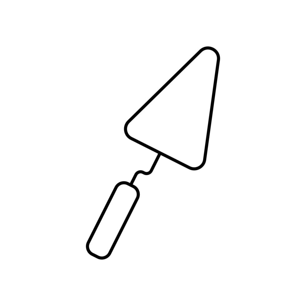 Putty tool flat icon. 1st May Worker s Day. vector