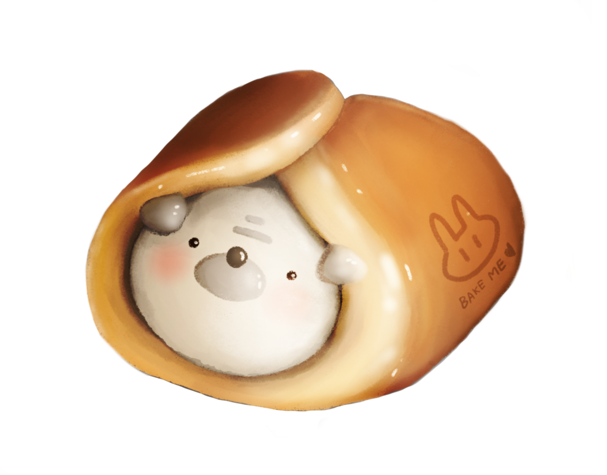bake me cute pancake png