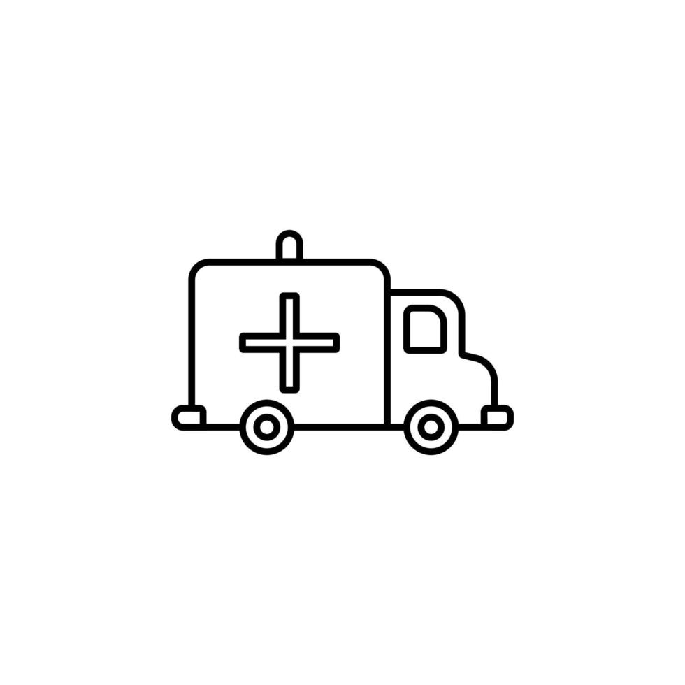 Ambulance vector icon