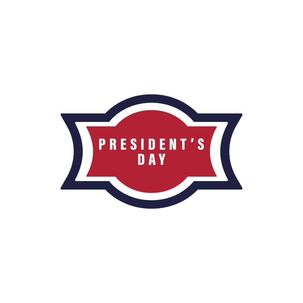 President's day 2 colored vector icon