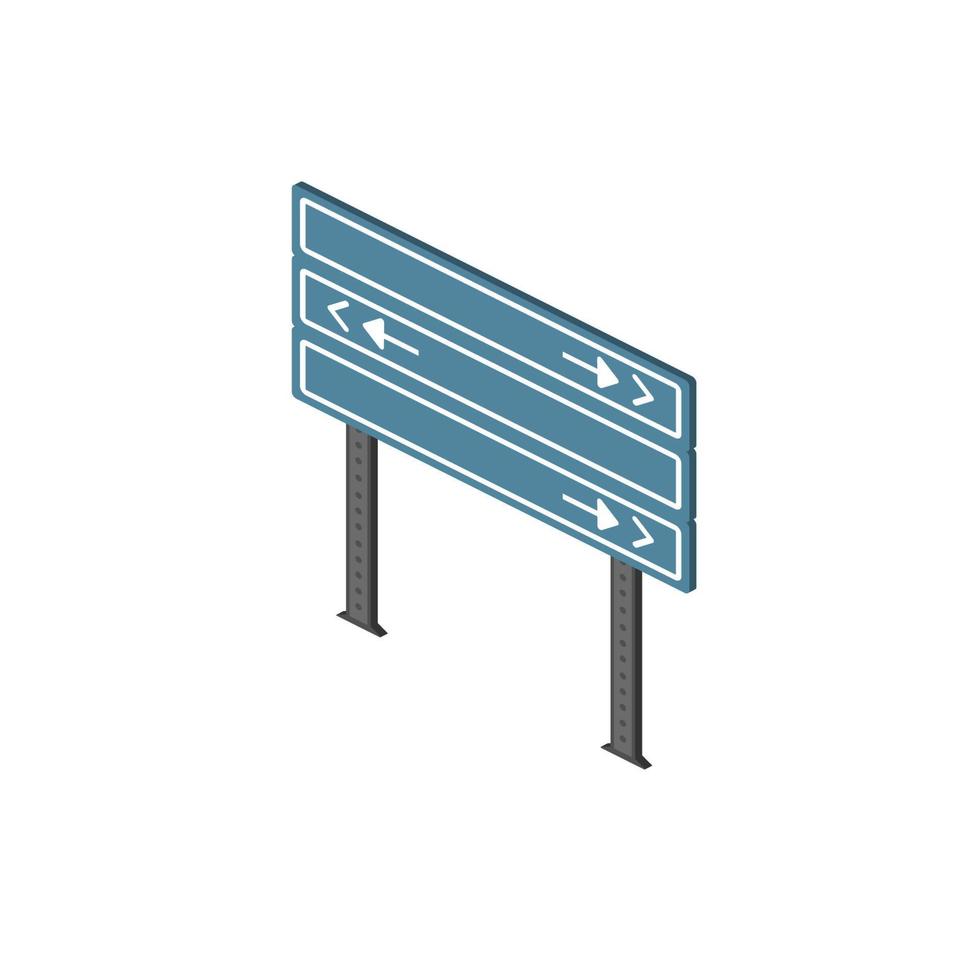 Information sign isometric vector icon