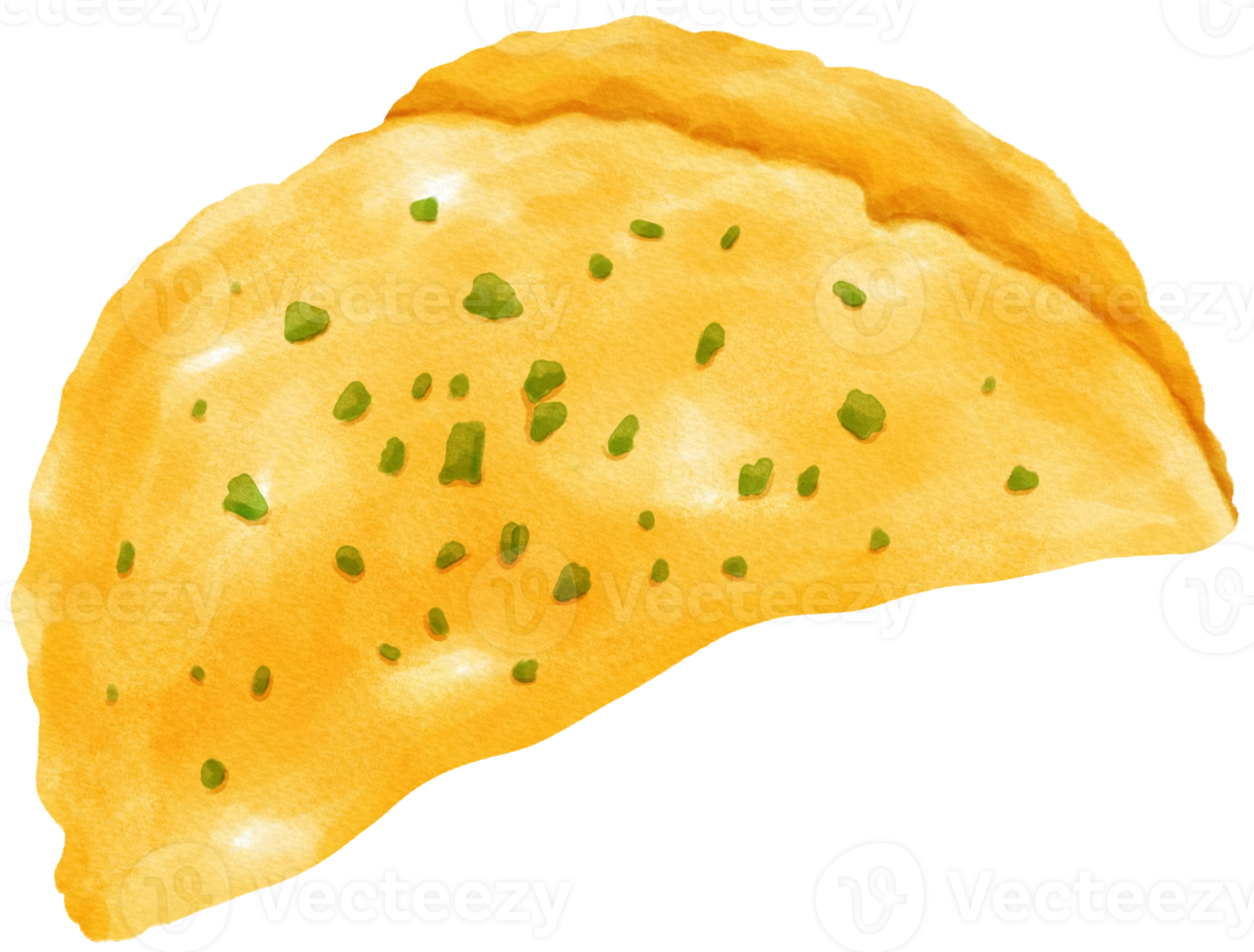 omelet waterverf illustratie png