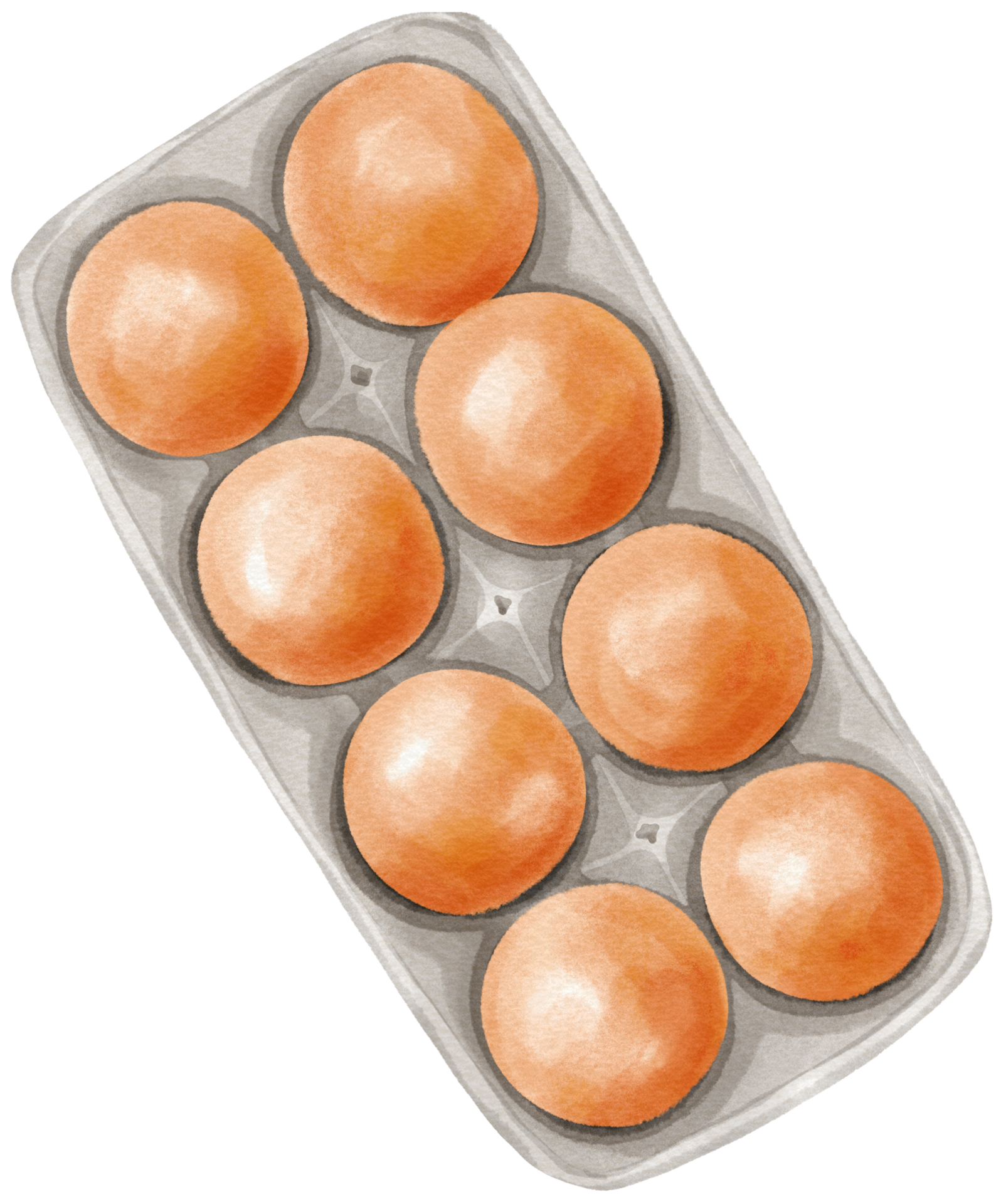 Scrambled egg on pan watercolor 22418334 PNG