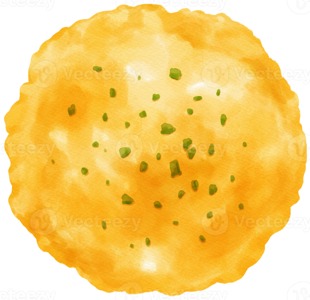 tortilla acuarela ilustración png