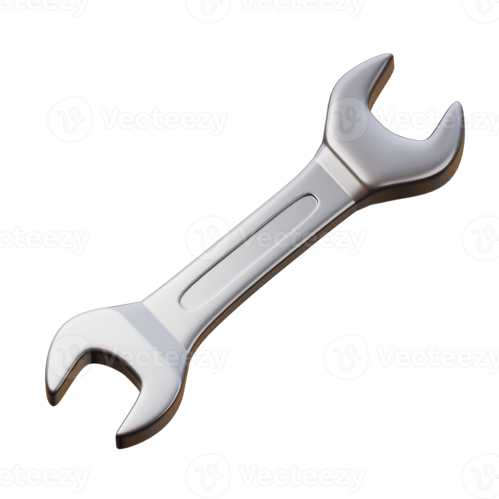 Wrench 3D Illustration. 3D Rendering png