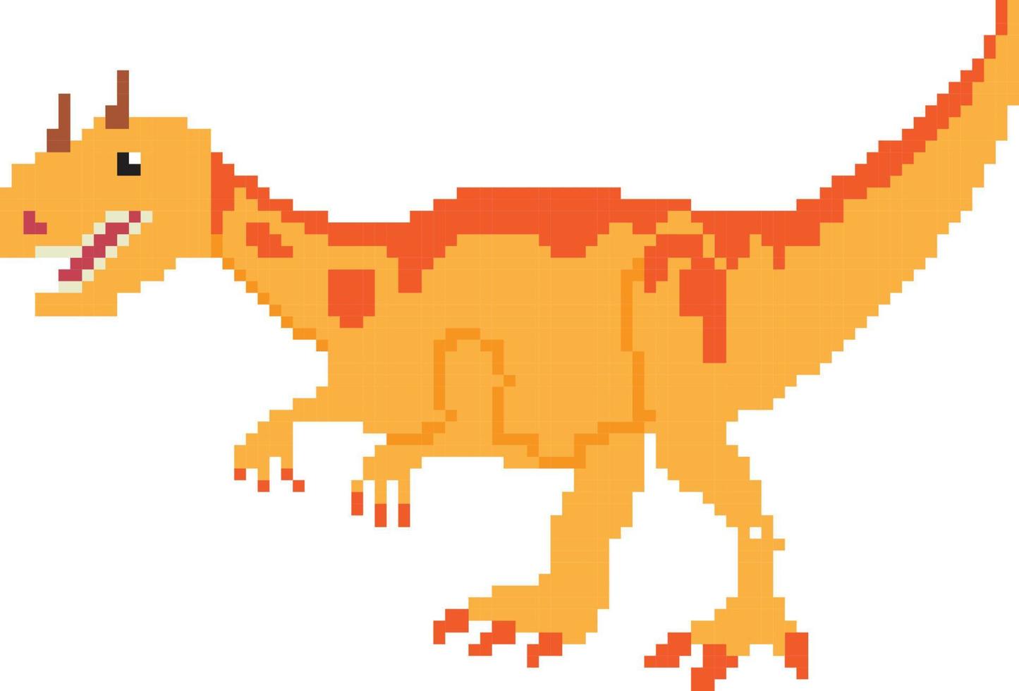 Dragon pixelated icon vector illustration design, Pixel art set isolated flying monster