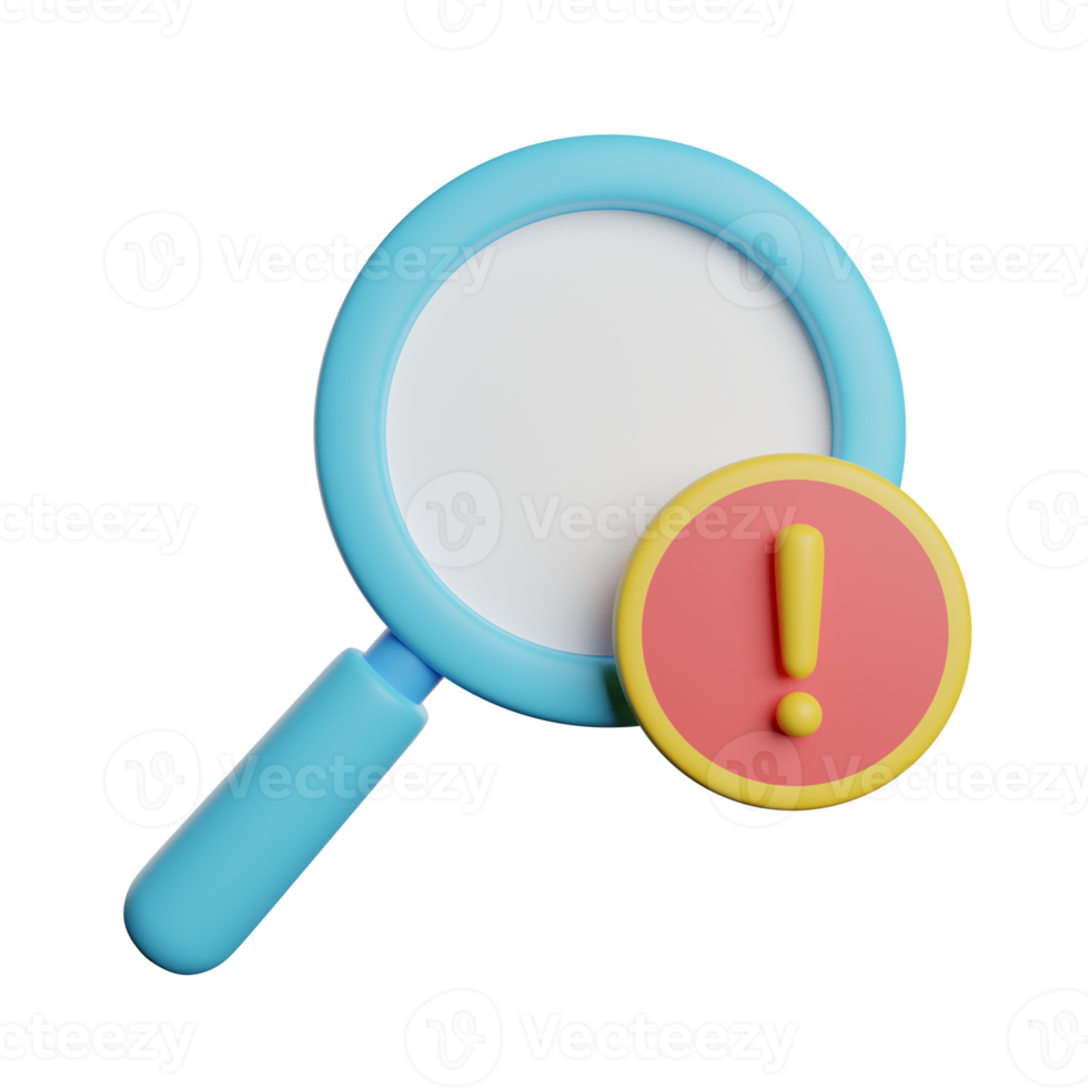 Find Alert Magnify png