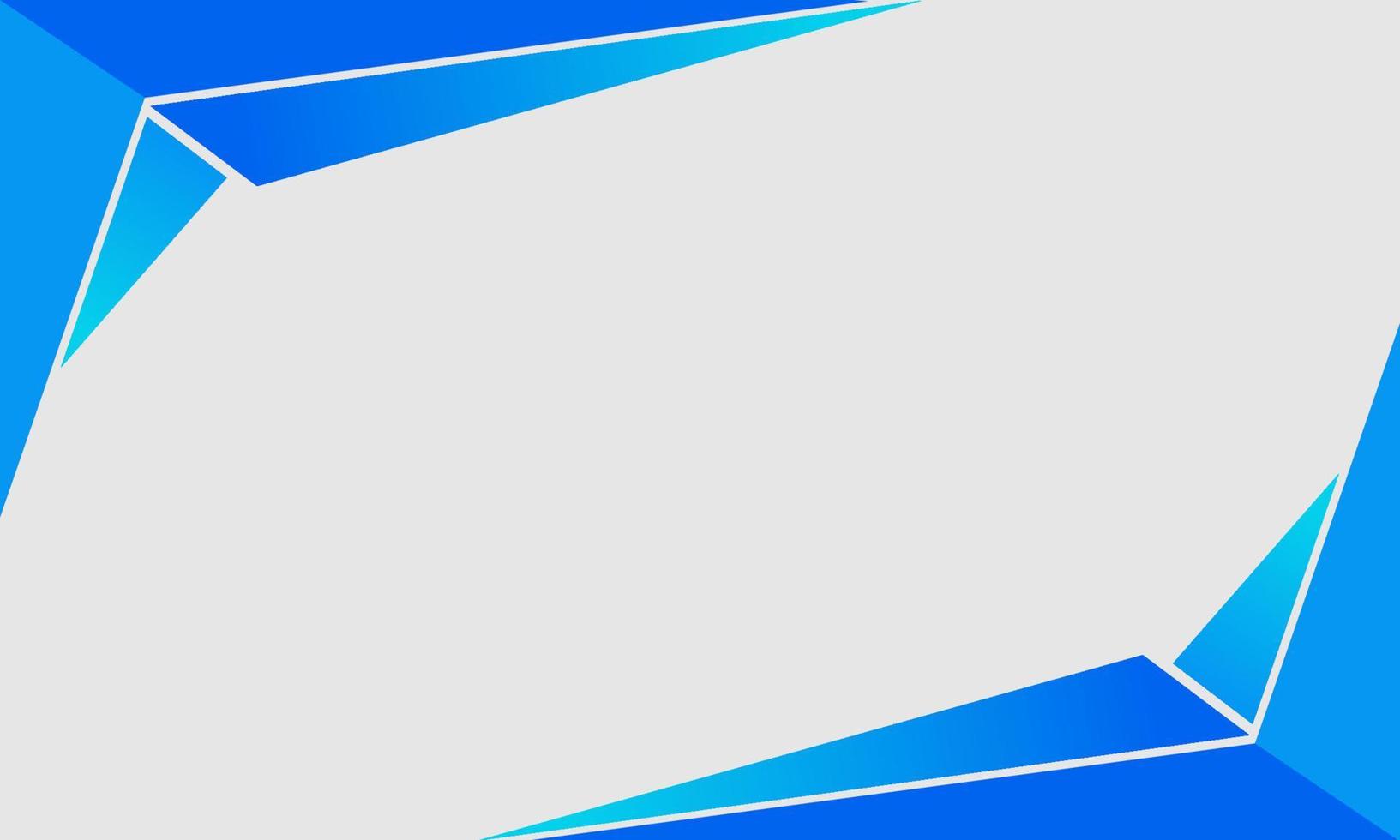 Blue shapes geometric abstract background vector