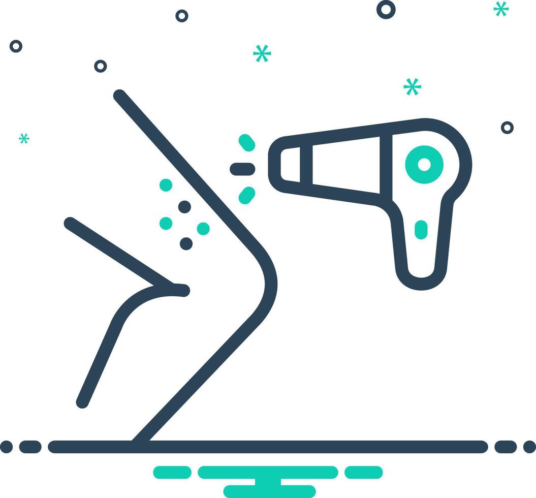 mix icon for removal vector