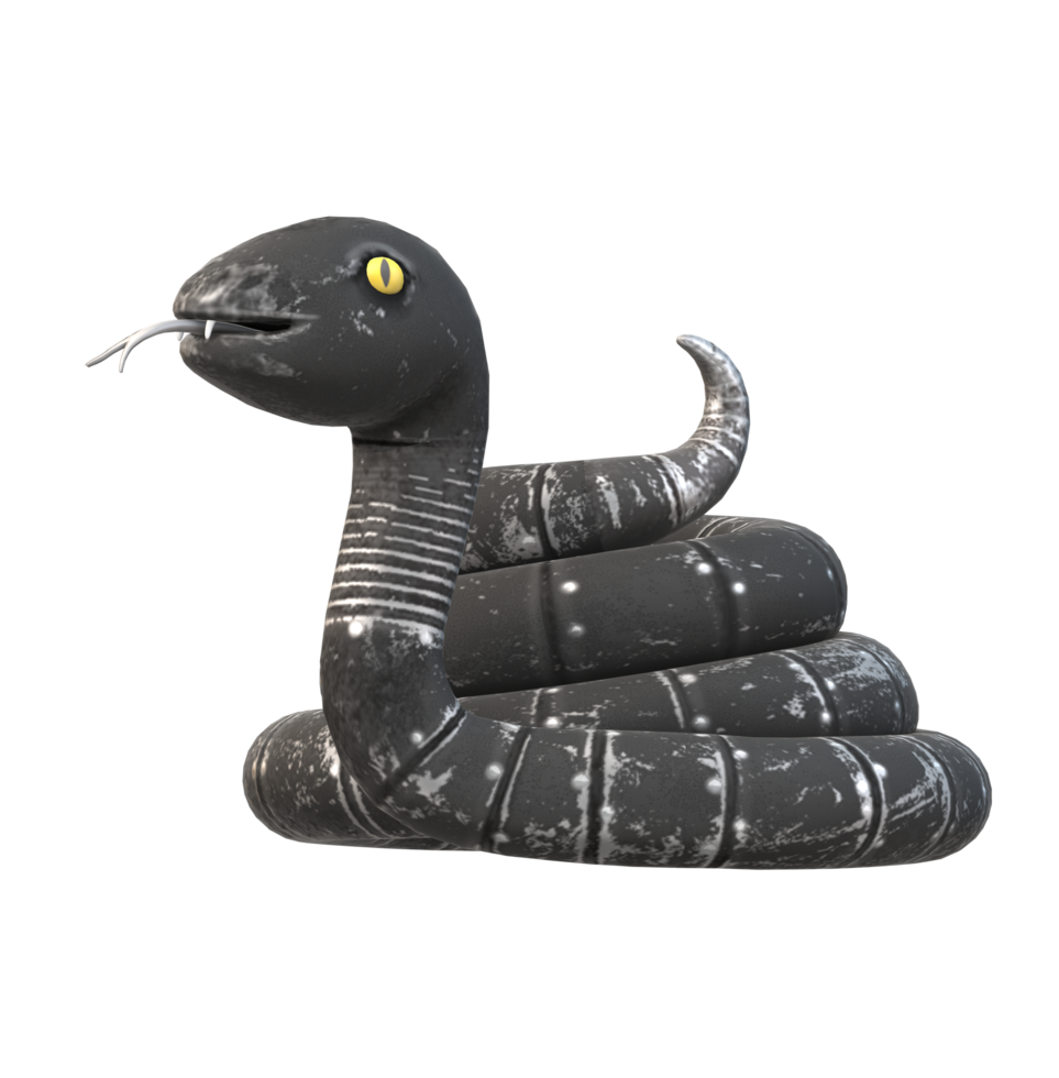 serpent isolé sur une transparent Contexte png