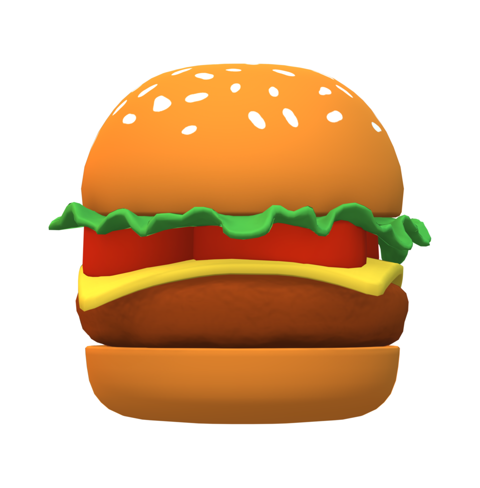 Hamburger on a Transparent Background png