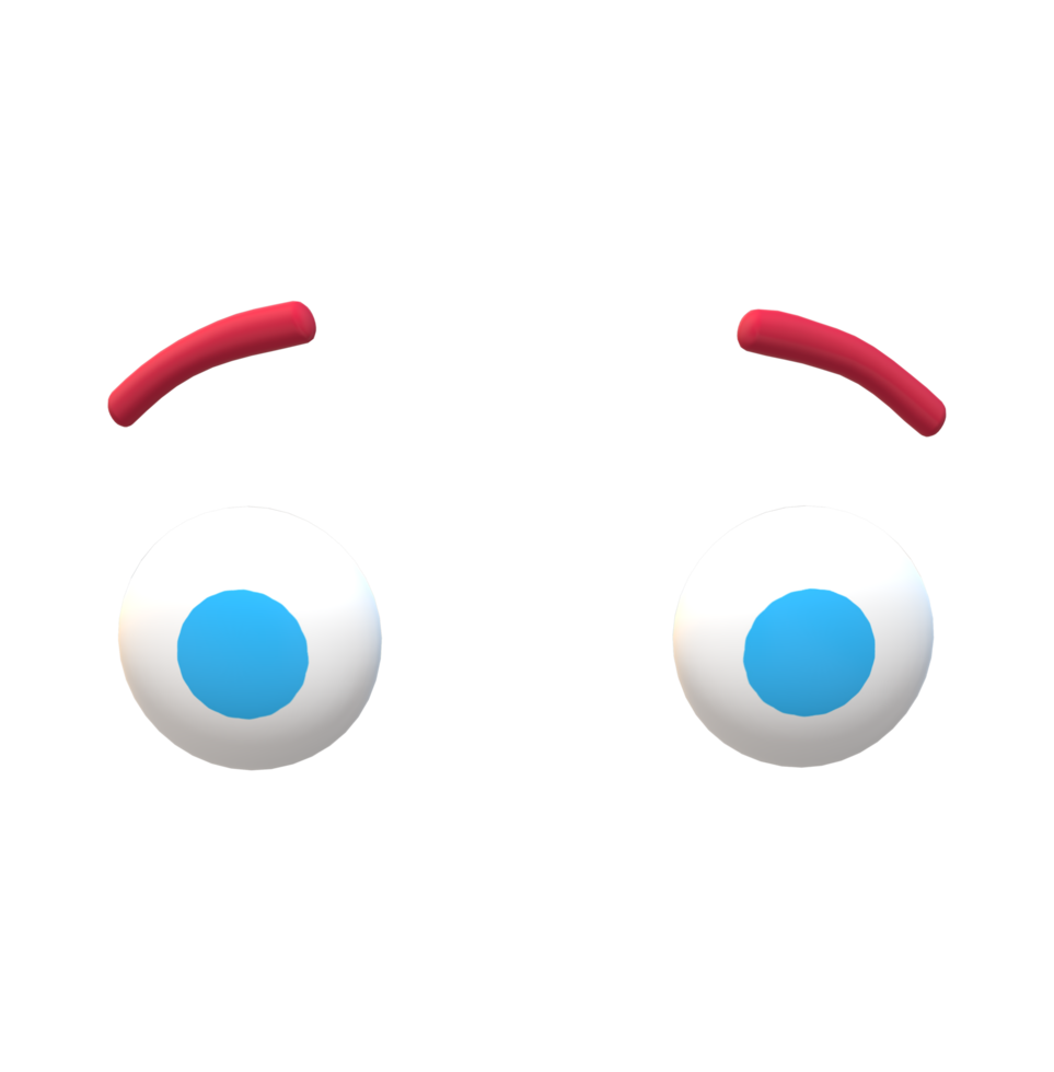 Eyes Expression Isolated on a Transparent Background png