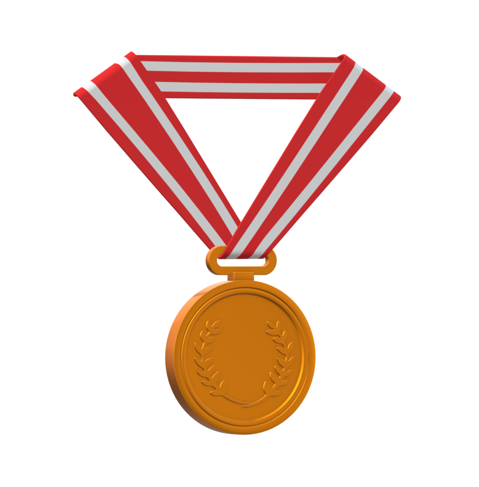 medalha isolado em uma transparente fundo png