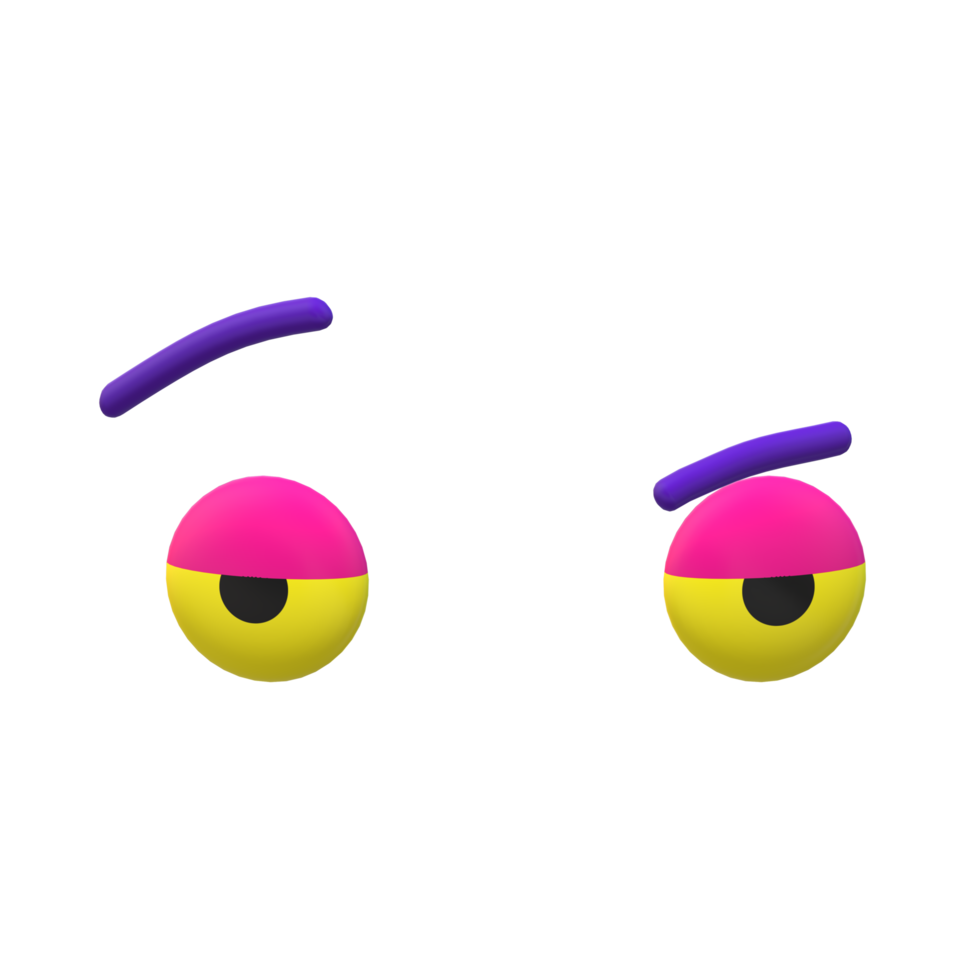 Eyes Expression Isolated on a Transparent Background png