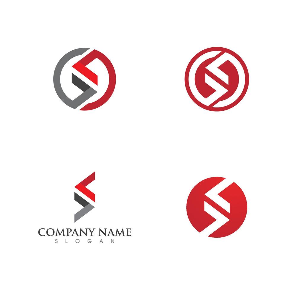 Business corporate S letter logo vector