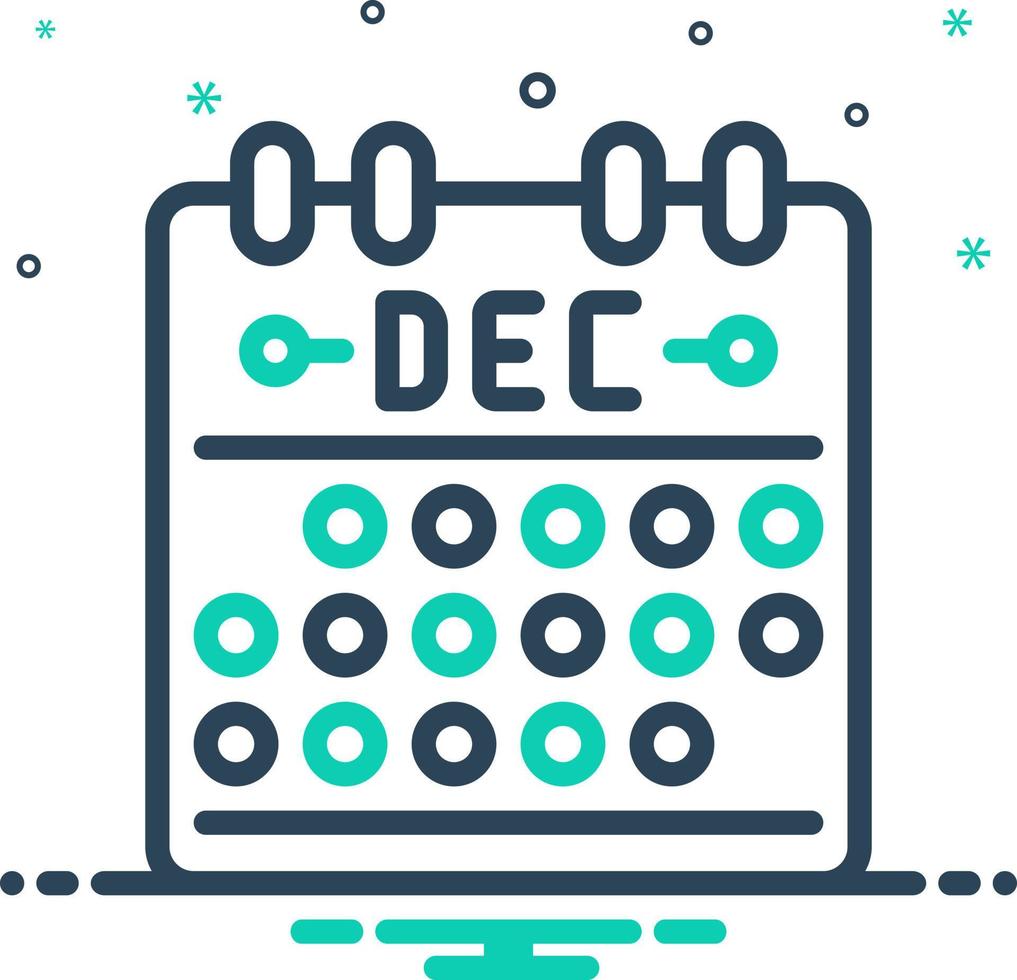 mix icon for dec vector