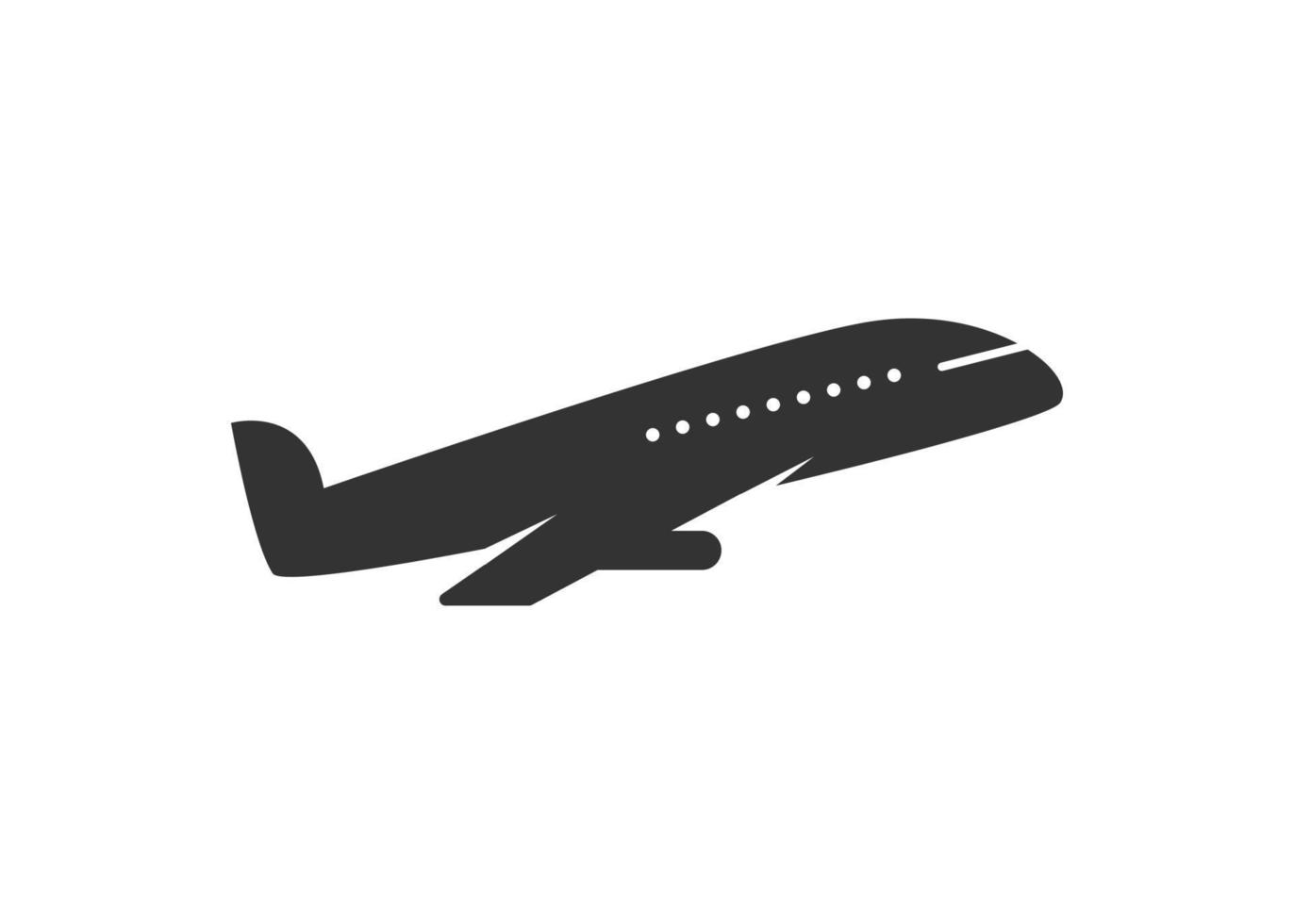 Plane logo icon design template isolated vector
