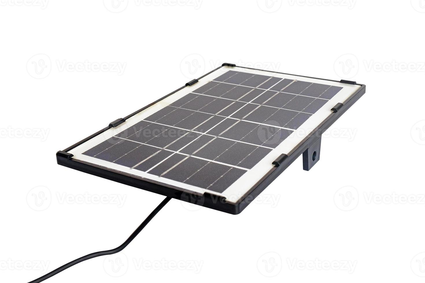 solar panel en blanco. alternativa energía,verde fuerza. foto